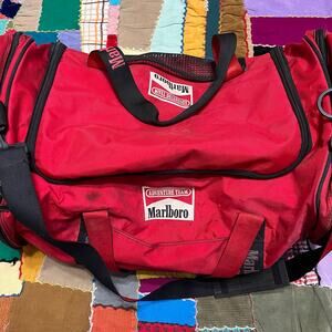 Vintage 90s Marlboro Duffle Bag 22.5”